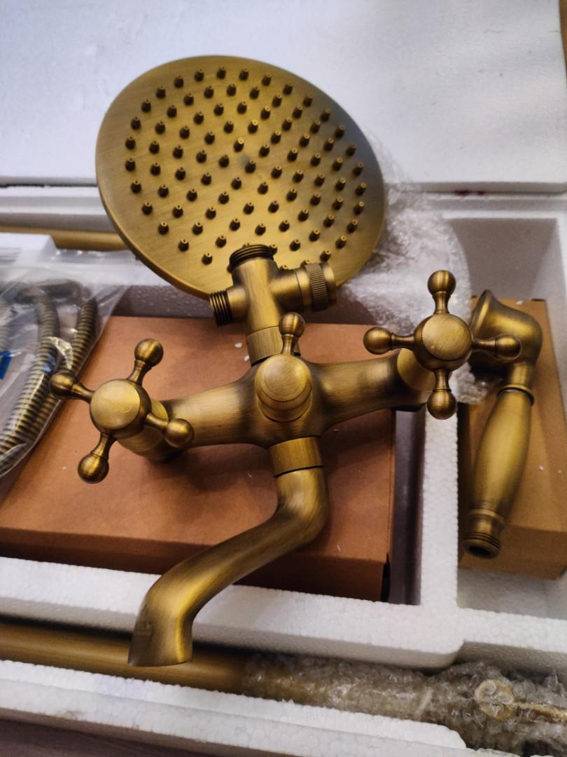 Rustic Bronze Shower Column, Furniture & Home Living, Bathroom