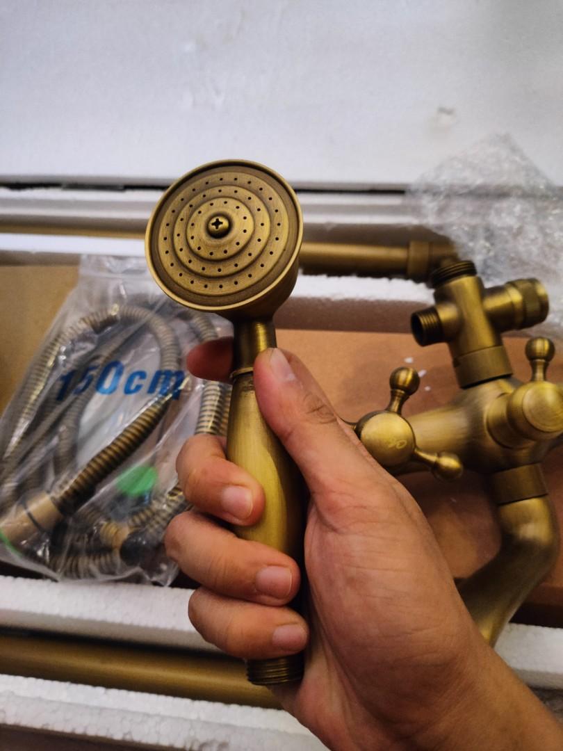 Rustic Bronze Shower Column, Furniture & Home Living, Bathroom