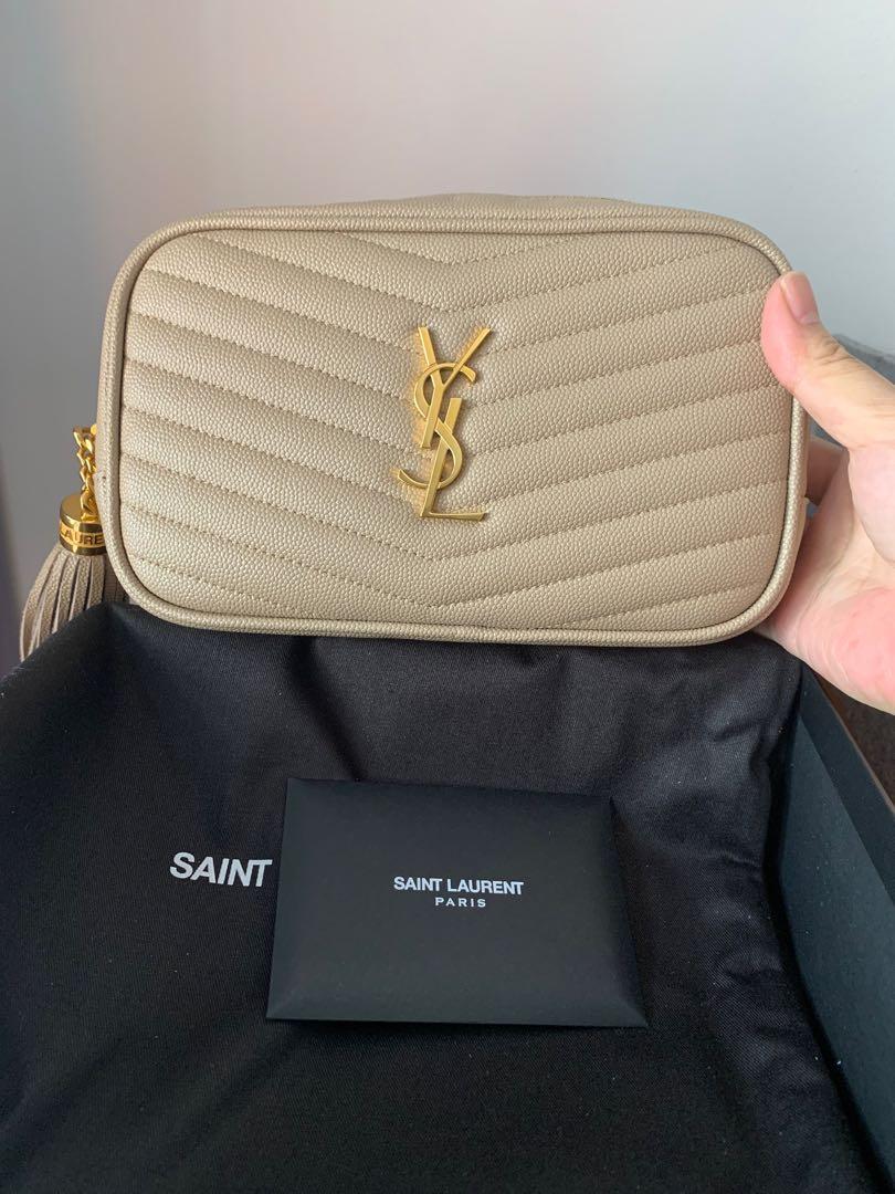 YSL Saint Laurent mini Lou camera bag, Women's Fashion, Bags & Wallets