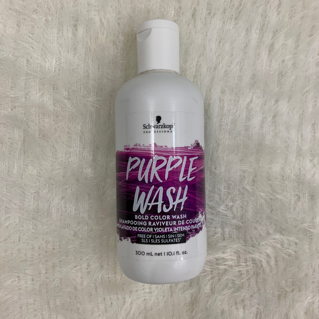 Schwarzkopr Purple Wash *free hair mask, Beauty & Personal Care, Hair on  Carousell
