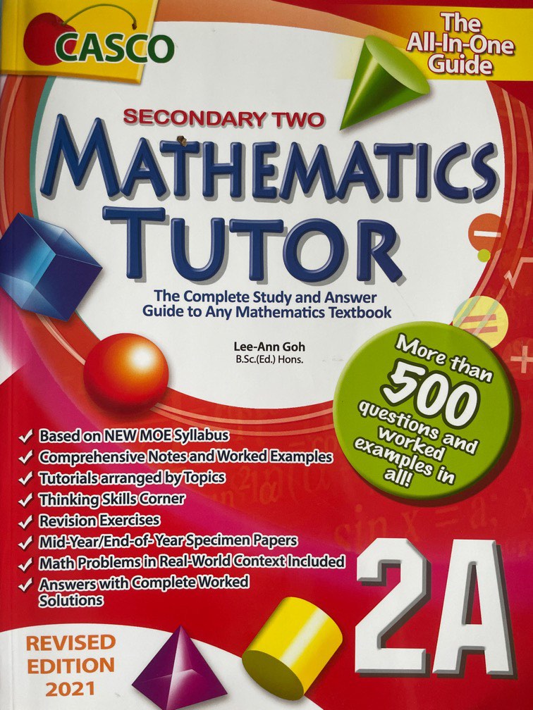 secondary 2 mathematics guide, Hobbies & Toys, Books & Magazines ...