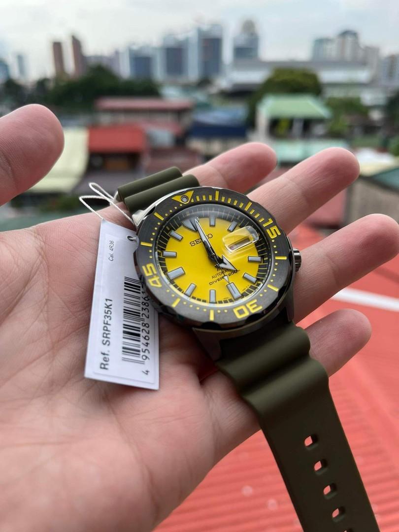 Seiko yellow monster limited edition best sale