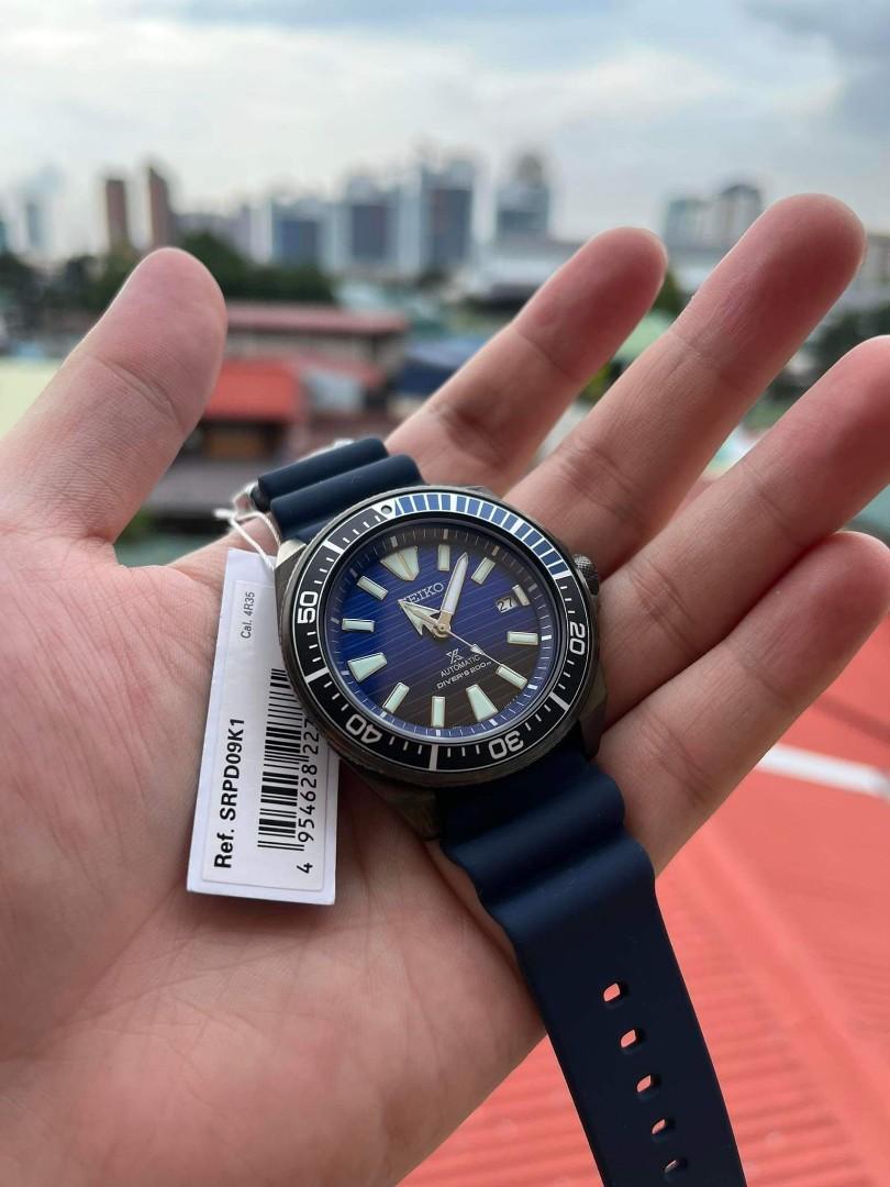 Seiko samurai silicone clearance strap