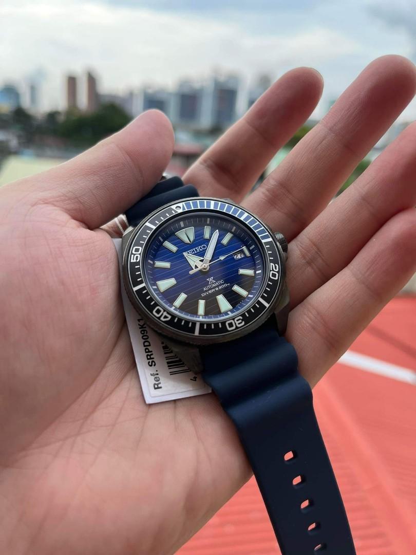 Seiko samurai silicone strap sales