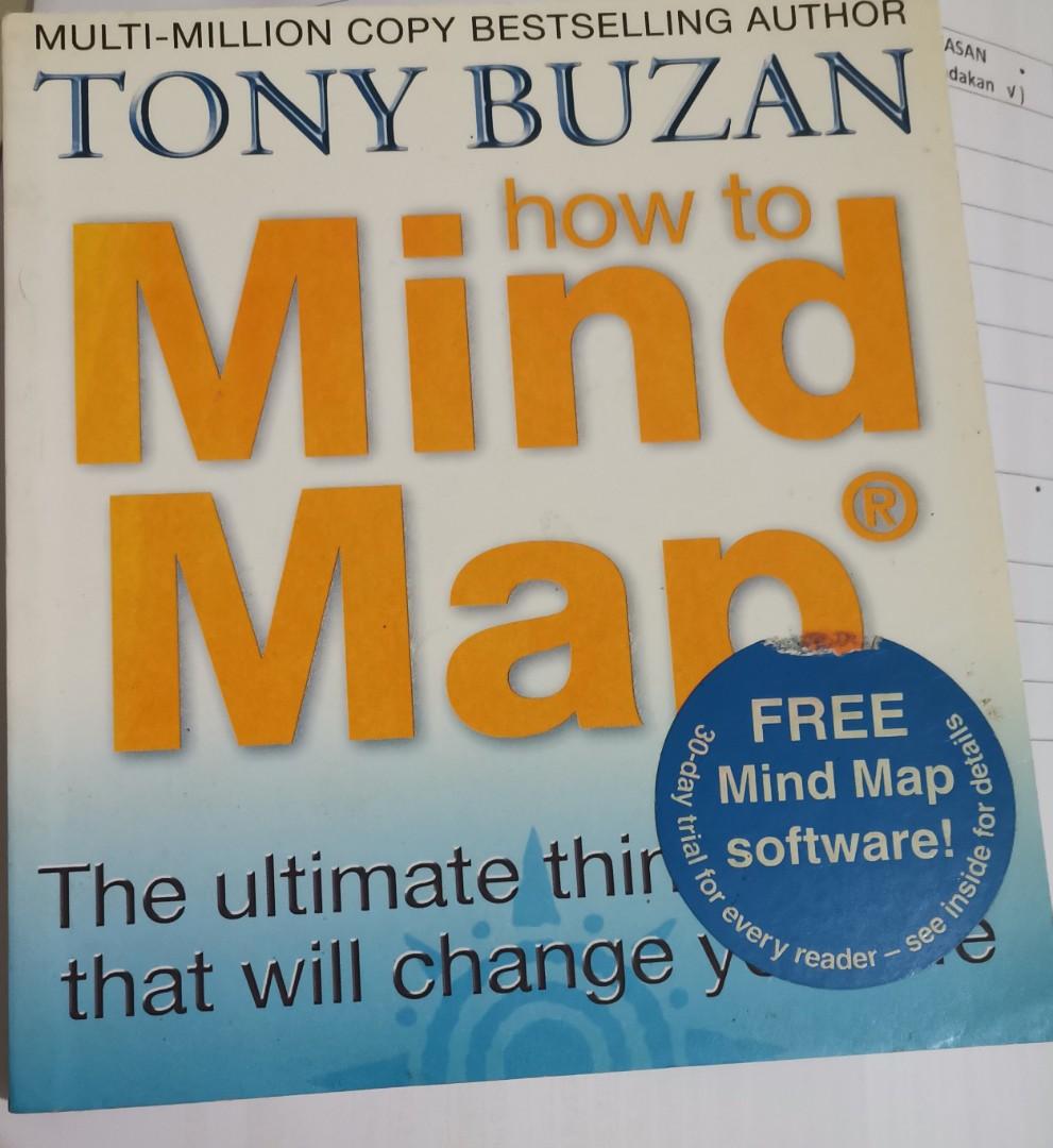 Self Help Book - How To Mind Map By Tony Buzan, Hobbies & Toys, Books &  Magazines, Textbooks On Carousell