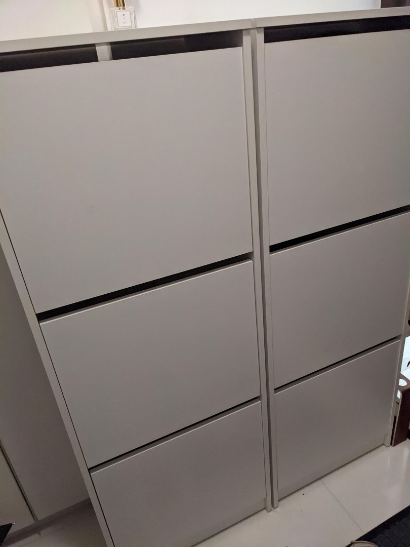 Shoe cabinet with 3 compartments Furniture Home Living