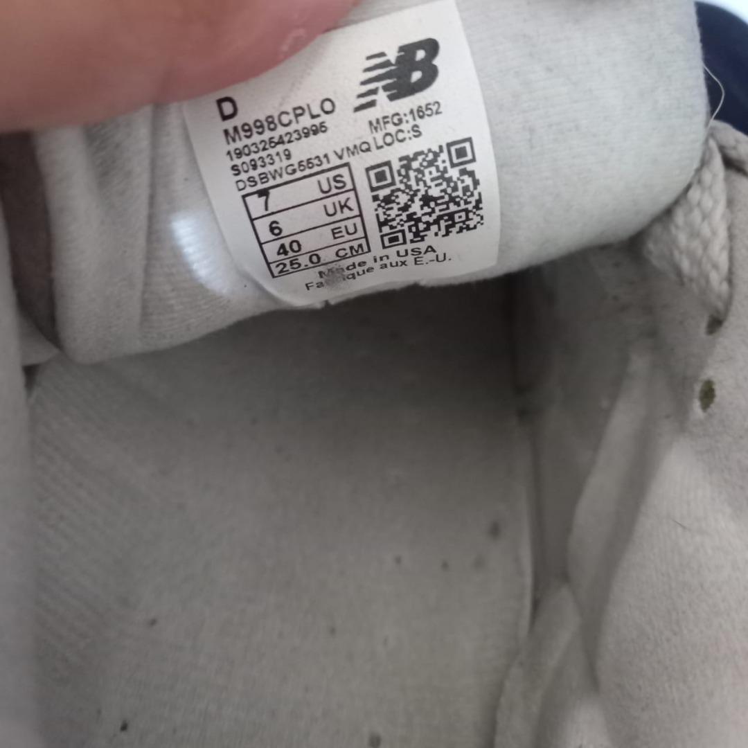SNEAKERS NEW BALANCE M998CPLO MADE IN THE USA Fesyen Pria