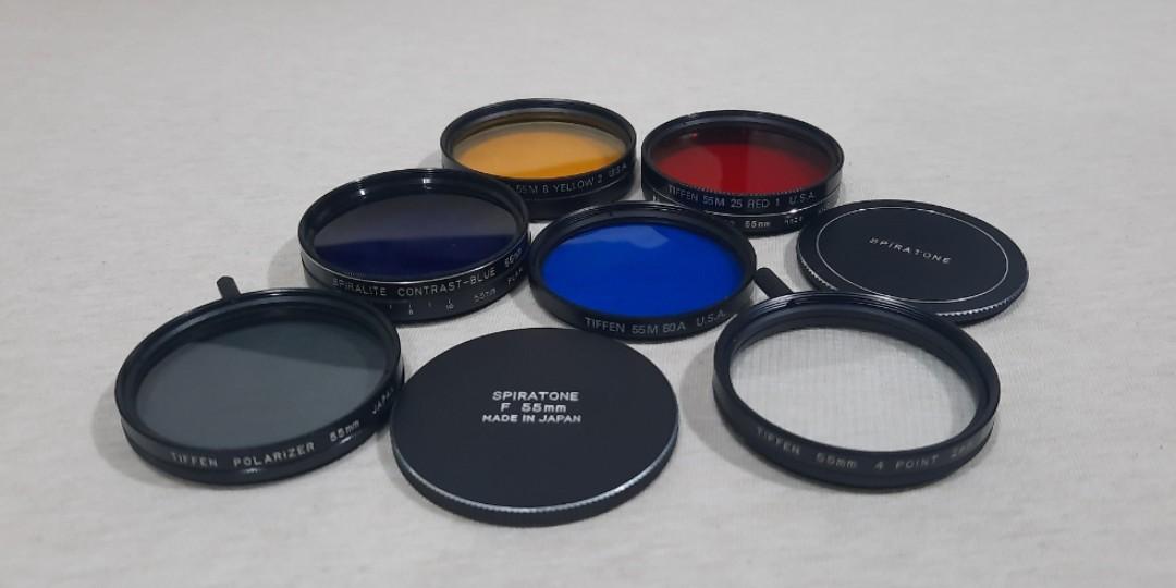 Spiratone F 55mm Filter Set (Category: Lens & Kits) located in Paranaque City. Submitted by conrich (Listing ID 1192186534, Image 3). Description: Collector's item. Set of 6 camera filters. Barely used. Kept in good condition. Made in Japan.