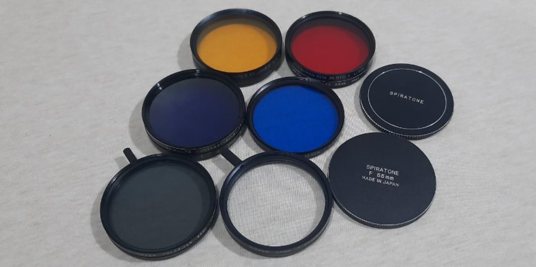 Spiratone F 55mm Filter Set (Category: Lens & Kits) located in Paranaque City. Submitted by conrich (Listing ID 1192186534, Image 2). Description: Collector's item. Set of 6 camera filters. Barely used. Kept in good condition. Made in Japan.