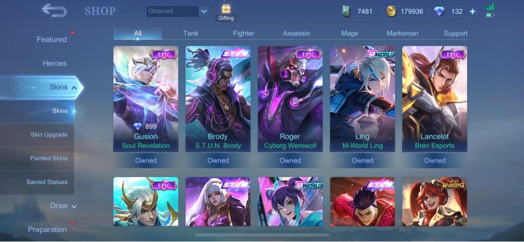 Conta mobile Legends, +300 skins, High - Mobile Legends - GGMAX