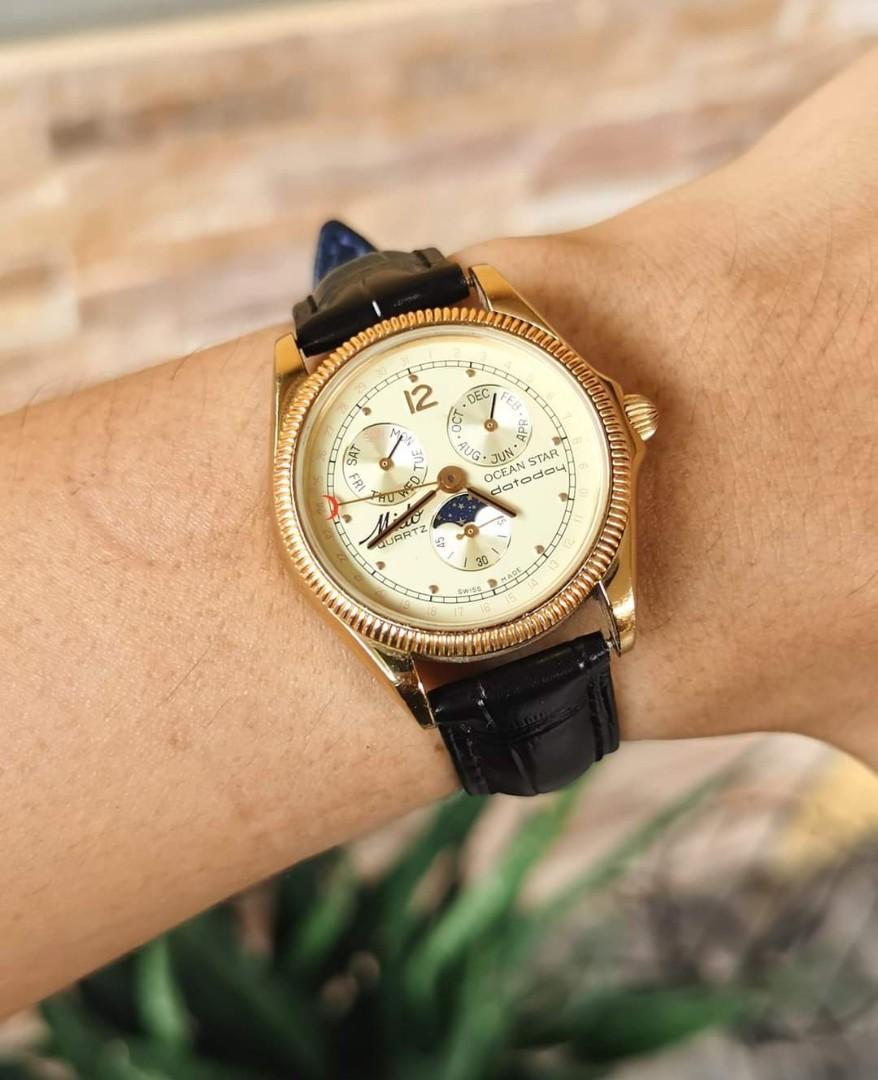 Mido quartz ocean star swiss made store