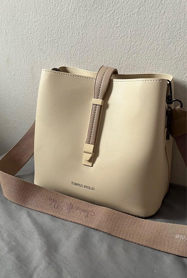 Swiss polo top shop handle sling bag