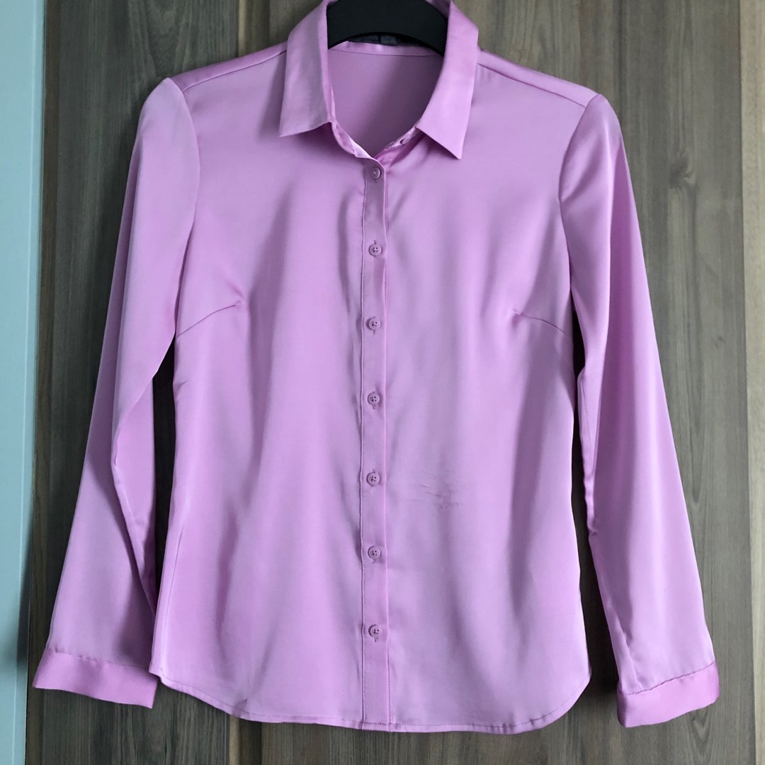 Guess purple long sleeve discount