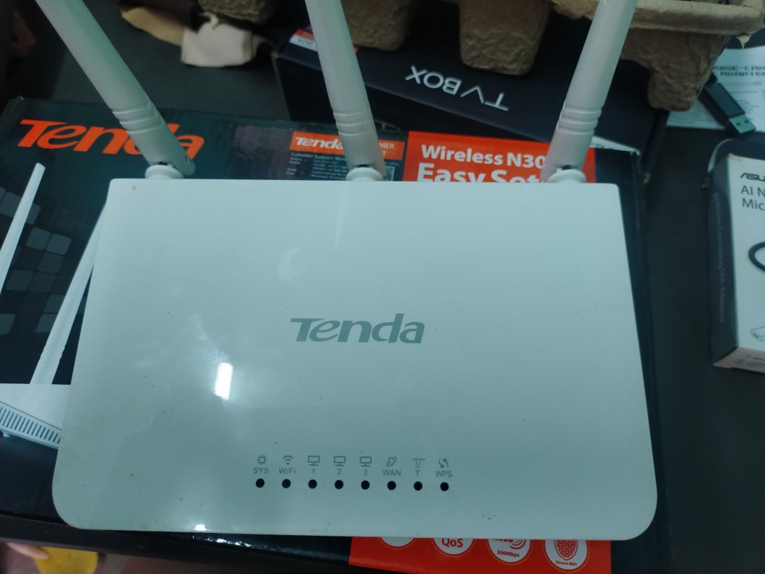 Tenda Wireless N300 Easy Setup Router, Computers & Tech, Parts &  Accessories, Cables & Adaptors on Carousell