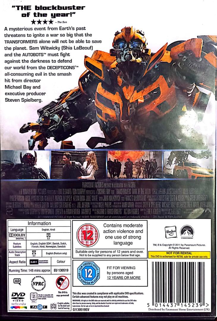 TRANSFORMERS DARK OF THE MOON SAVE with usedvery good condition