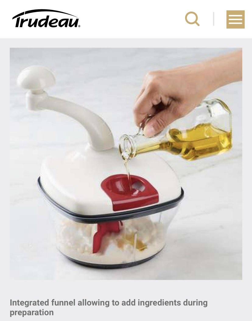 Trudeau Manual Food Processor, TV & Home Appliances, Kitchen Appliances