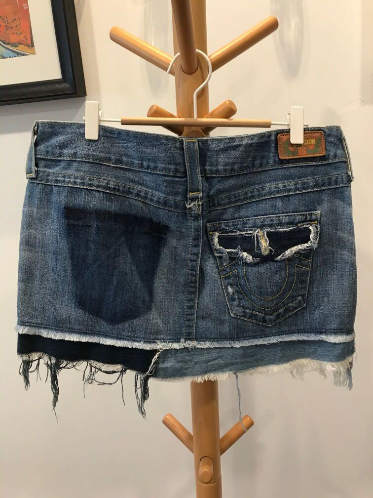 True Religion Jeans Skirt, Women's Fashion, Bottoms, Skirts on Carousell