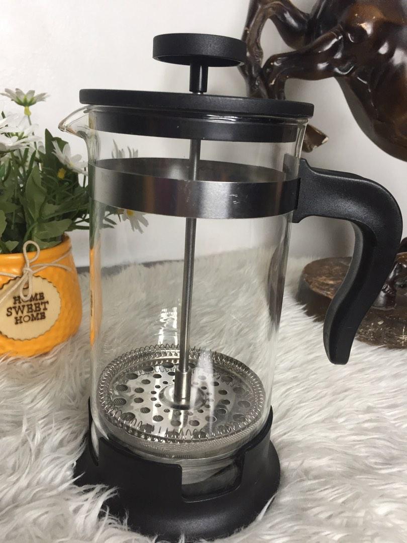 IKEA UPPHETTA Sweden French press coffee maker, glass/stainless steel