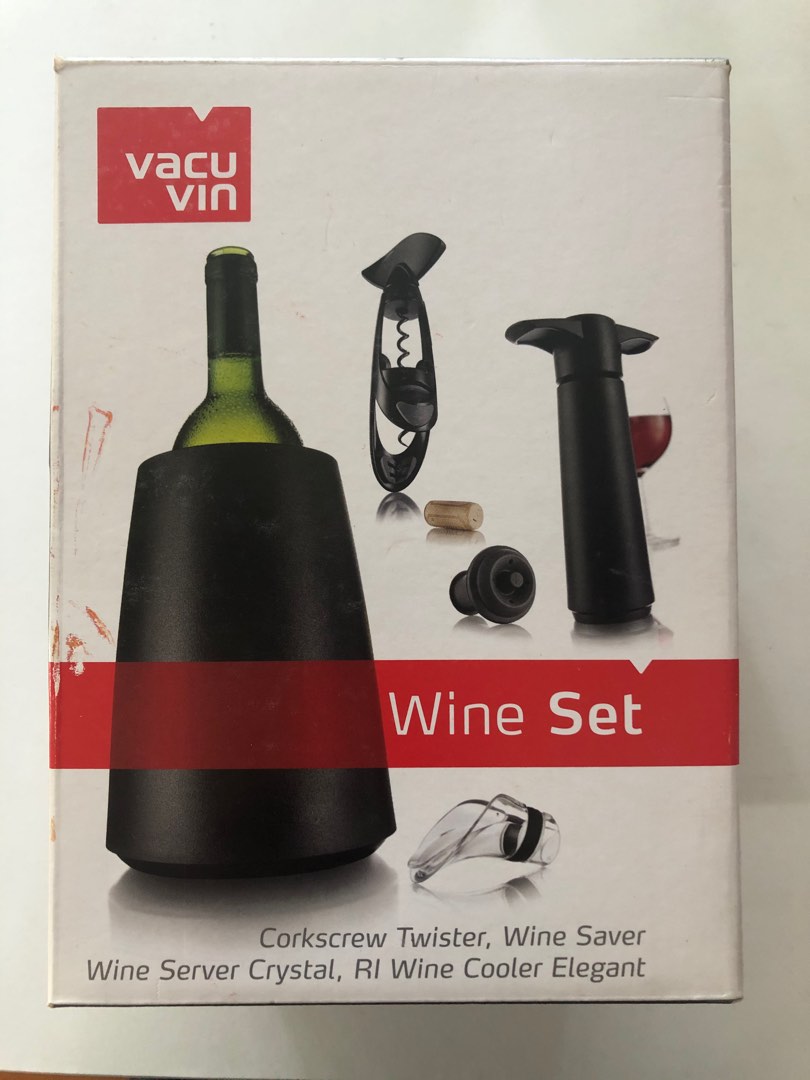 Vacu vin wine set with cooler, TV & Home Appliances, Kitchen Appliances,  Wine Cellar & Storage on Carousell