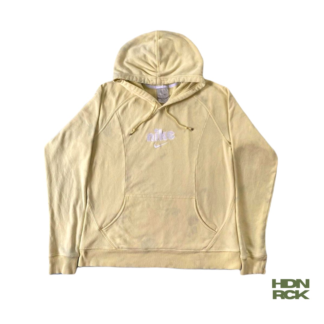 Nike pastel yellow hoodie clearance