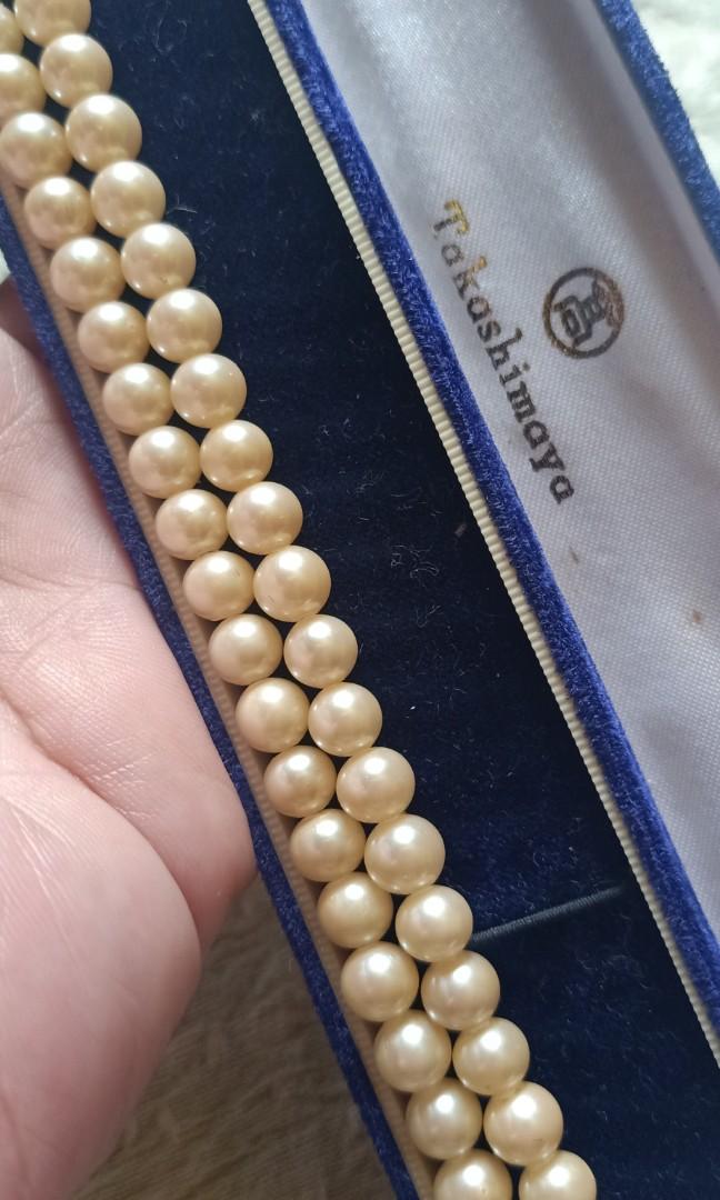 Vintage Takashimaya pearl necklace