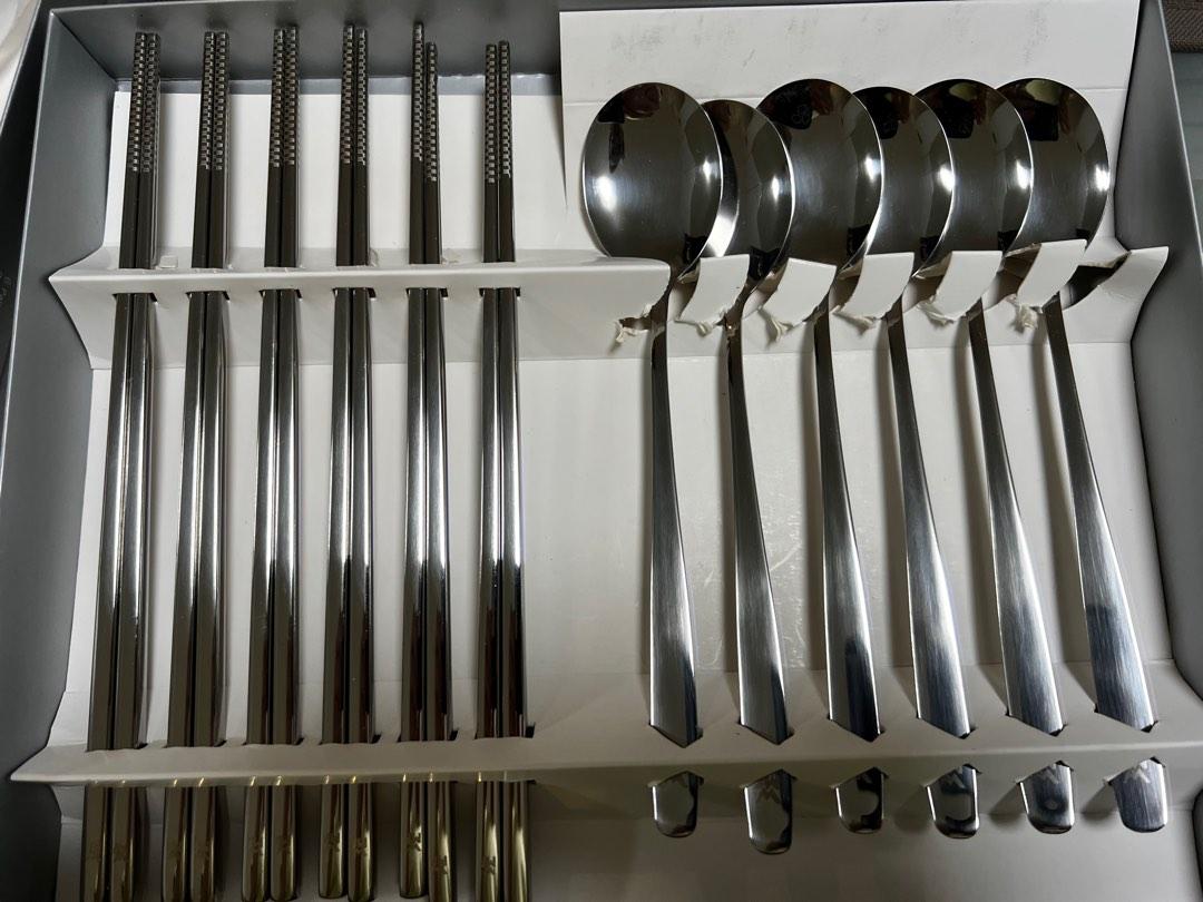 WMF Set 12 Spoons & Chopsticks, Furniture & Home Living, Kitchenware
