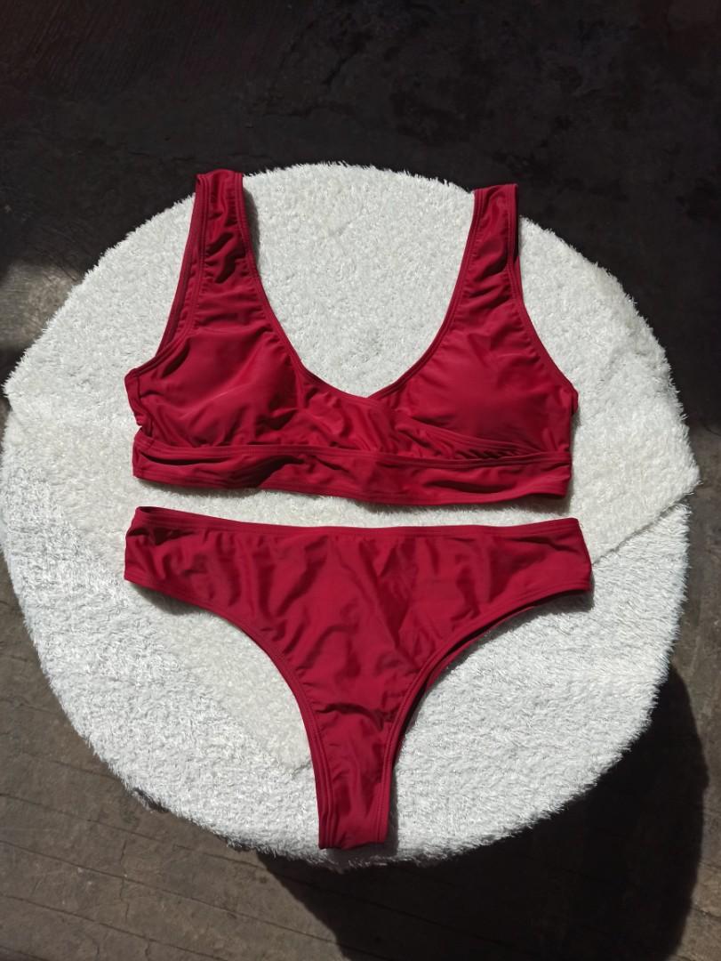 Maroon Marine Bikini Set
