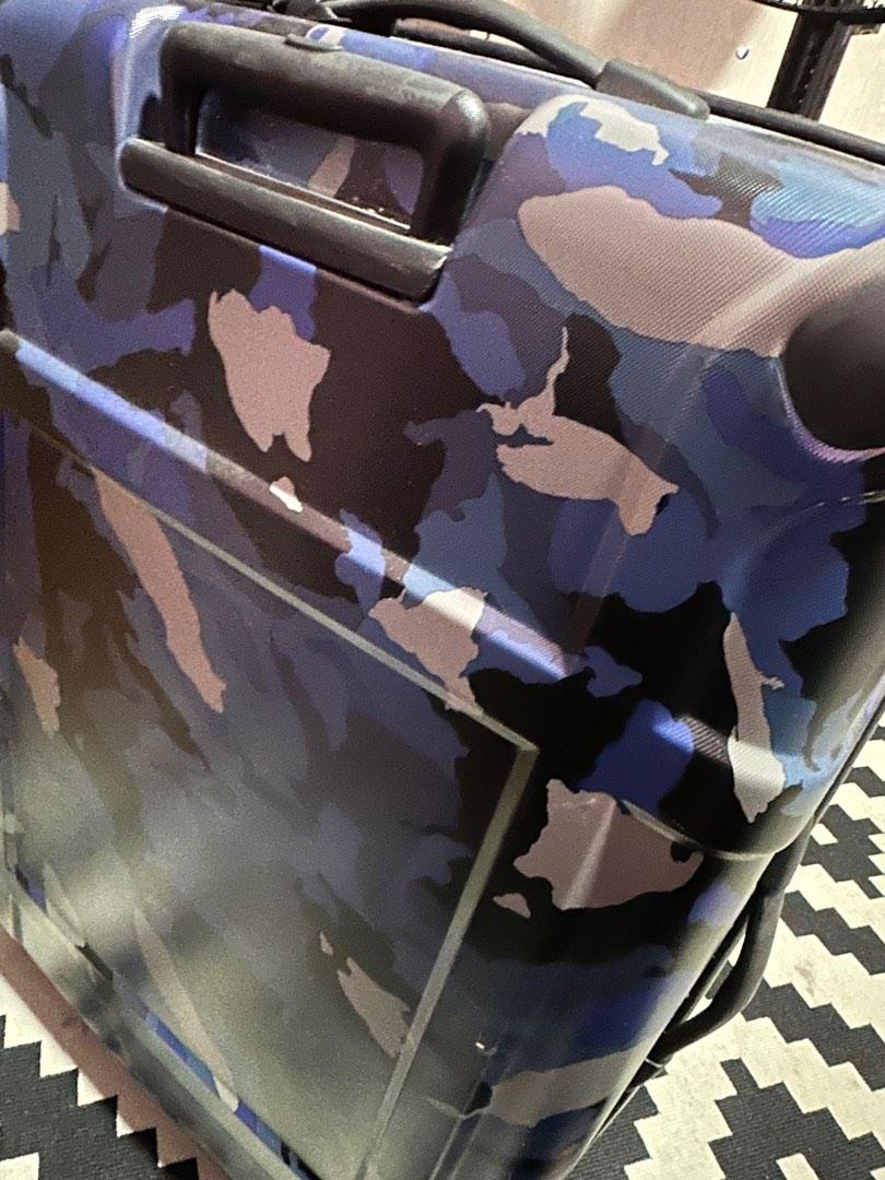 Tumi blue store camo luggage