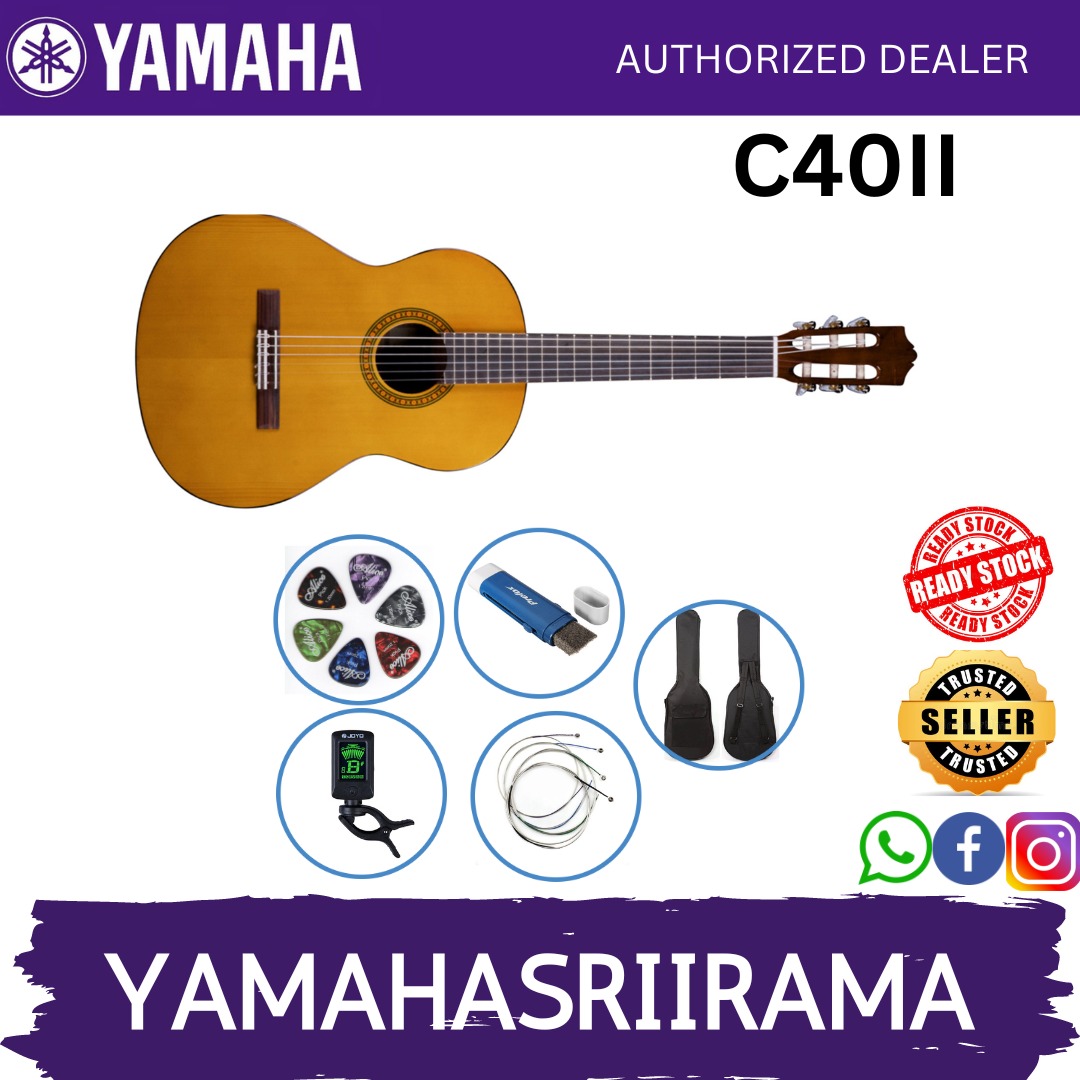 Yamaha C40 II Full Scale Nylon String Classical Guitar C40II C