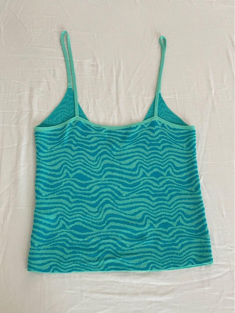 Zara zebra top, Women's Fashion, Tops, Sleeveless on Carousell