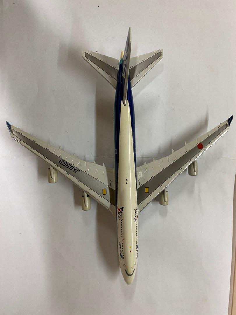 放1:400 ana all nippon airways boeing 747-400 yokoso japan 飛機 