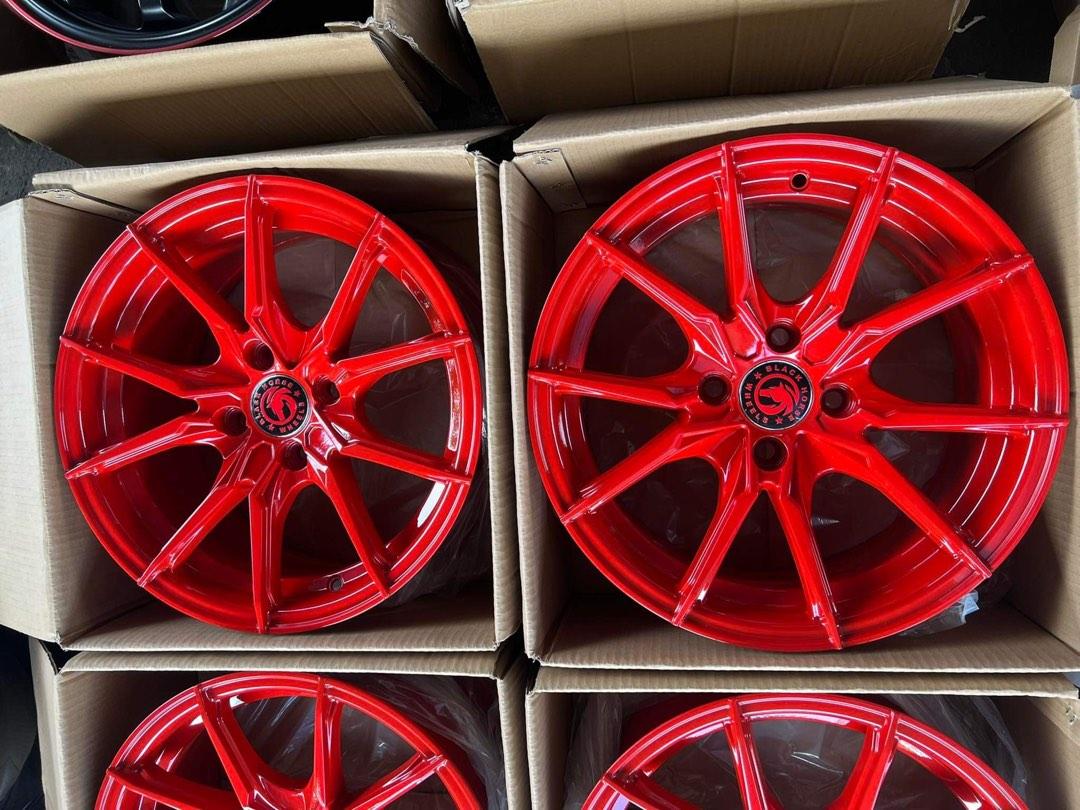 15” Blackhorse code 155479 Red mags 4Holes pcd 100 Bnew (Category: Mags and Tires) located in Quezon City. Submitted by mindanaotyrehaus (Listing ID 1192139094, Image 3). Description: 4pcs 15”Blackhorse mags code 155479 brandnew RED color 4 Holes pcd 100 x7 width/ offset 35 sold as 4pcs for 15,000 pesos Mags only * price may change without prior notice * fix price * Cash transaction/ GCash or BDO Online Transfer only First come first serve Free m