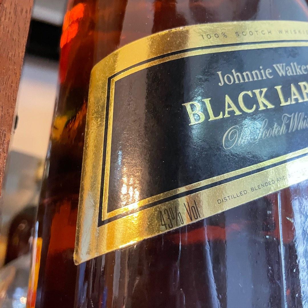 ウイスキー <Sale> (2L) Johnnie Walker Black 1970s 2L Black Label Johnnie Walker Whisky 1980s rare vintage swing