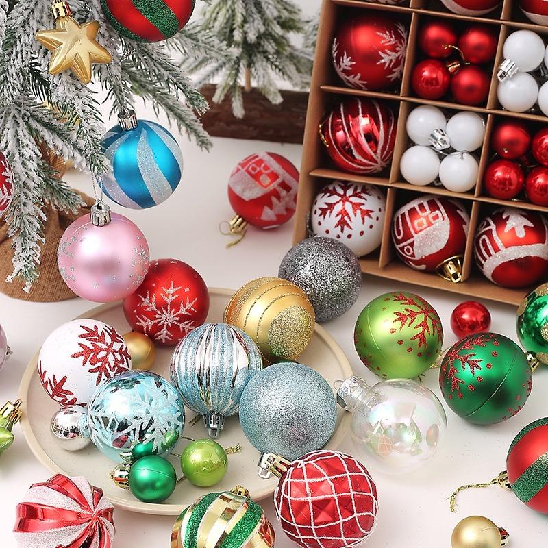 Assorted color outlet christmas balls
