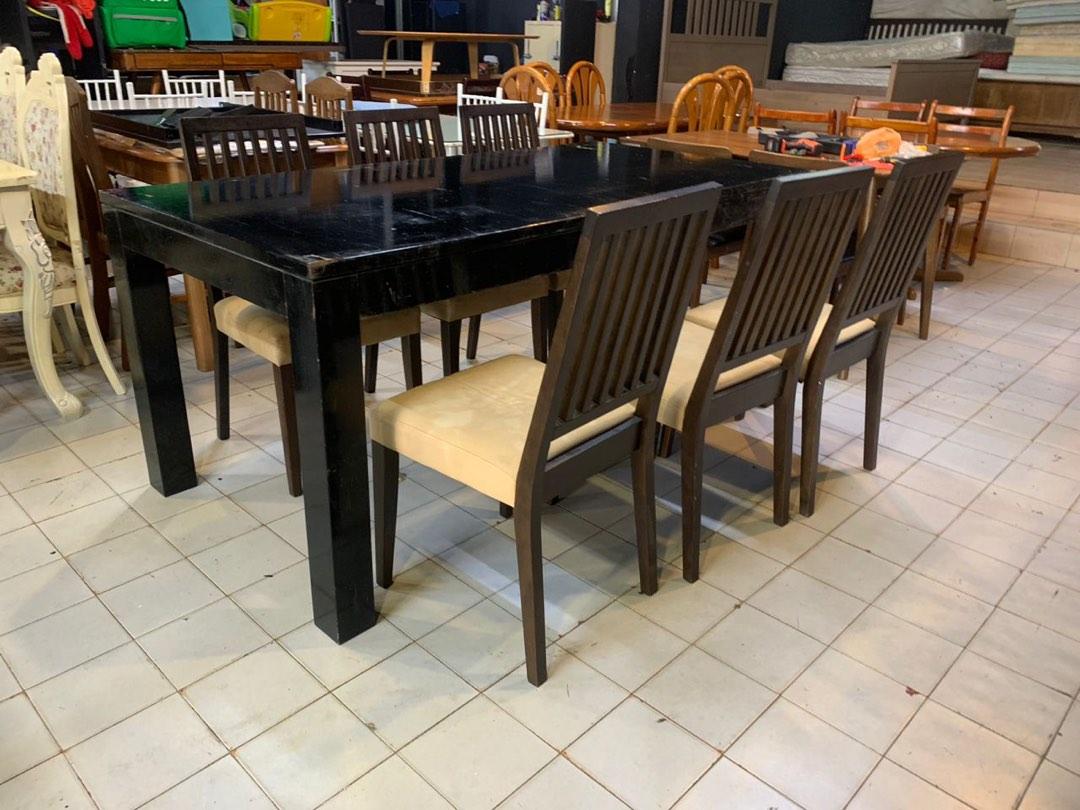 6 seater Dining Table, Furniture & Home Living, Furniture, Tables