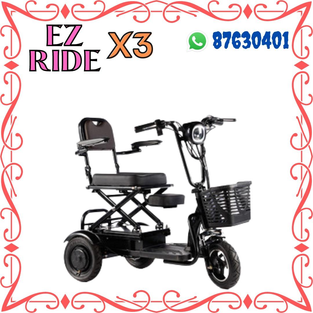 Electric tricycle top with child seat