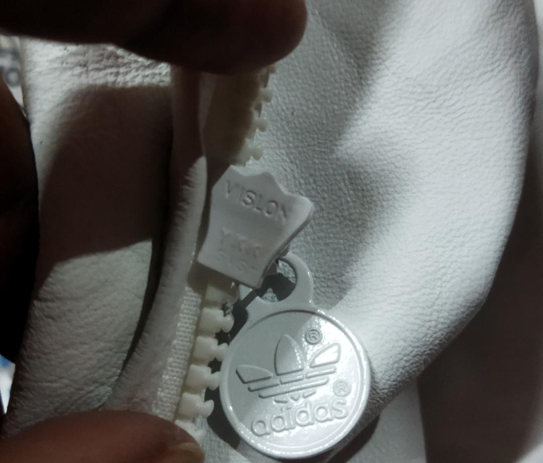 Adidas Adicolor W1 leather jacket limited edition, Men's Fashion,  Activewear on Carousell
