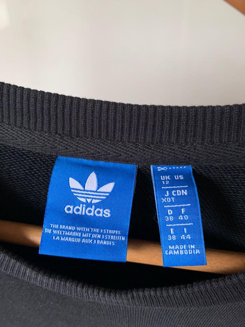 Adidas cropped jumper store