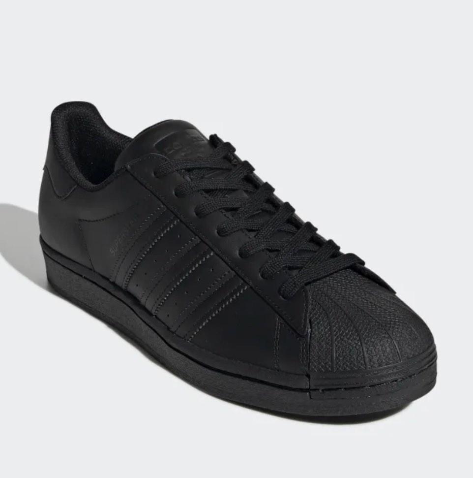 Adidas Original Superstar Shoes (Black), Men's Fashion, Footwear