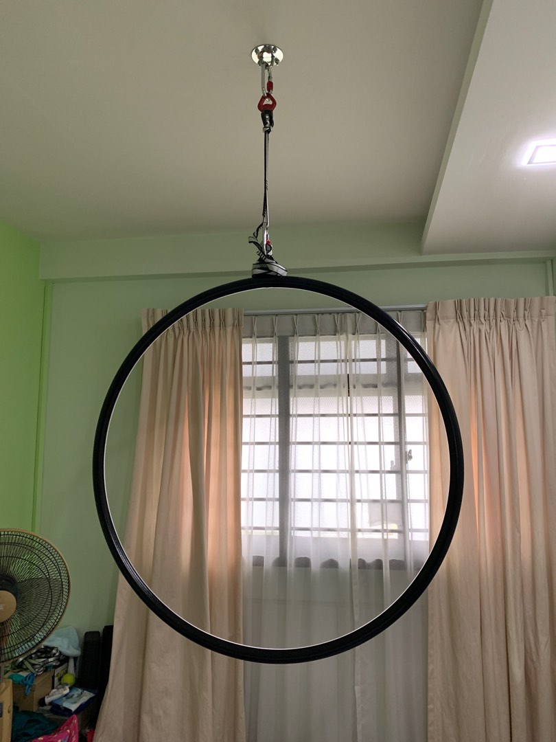 Aerial Hoop, Sports Equipment, Exercise & Fitness, Toning & Stretching ...