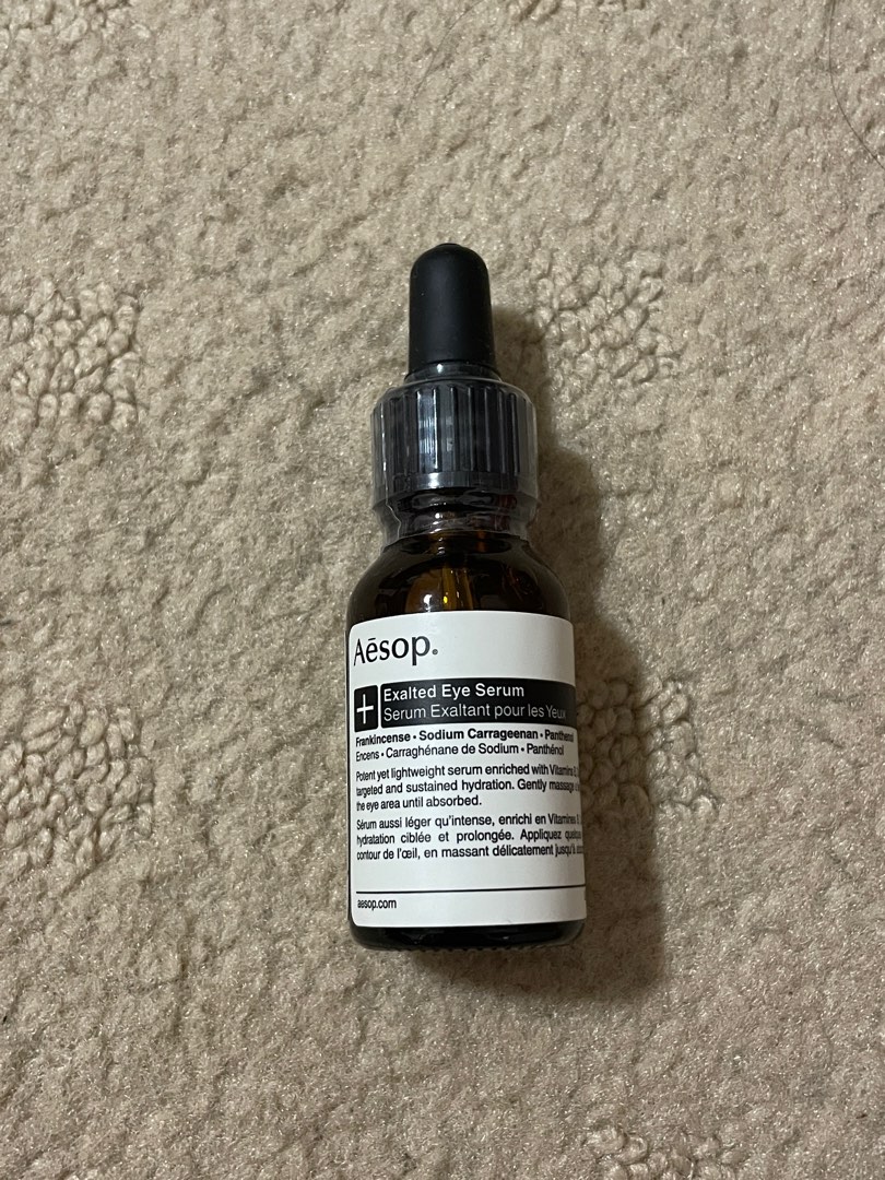 Aesop Exalted Eye Serum 伊索 瑩澈眼部精華, 健康及營養品, 保健食品, 維他命及補充品在旋轉拍賣