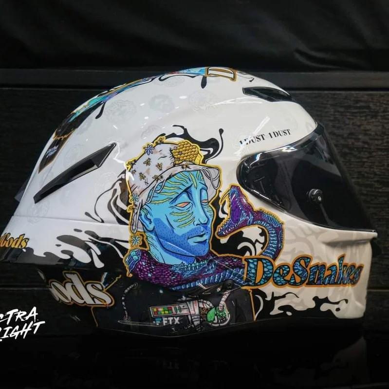 Agv Pista GP RR custom airbrush, Motorcycles, Motorcycle Apparel on ...