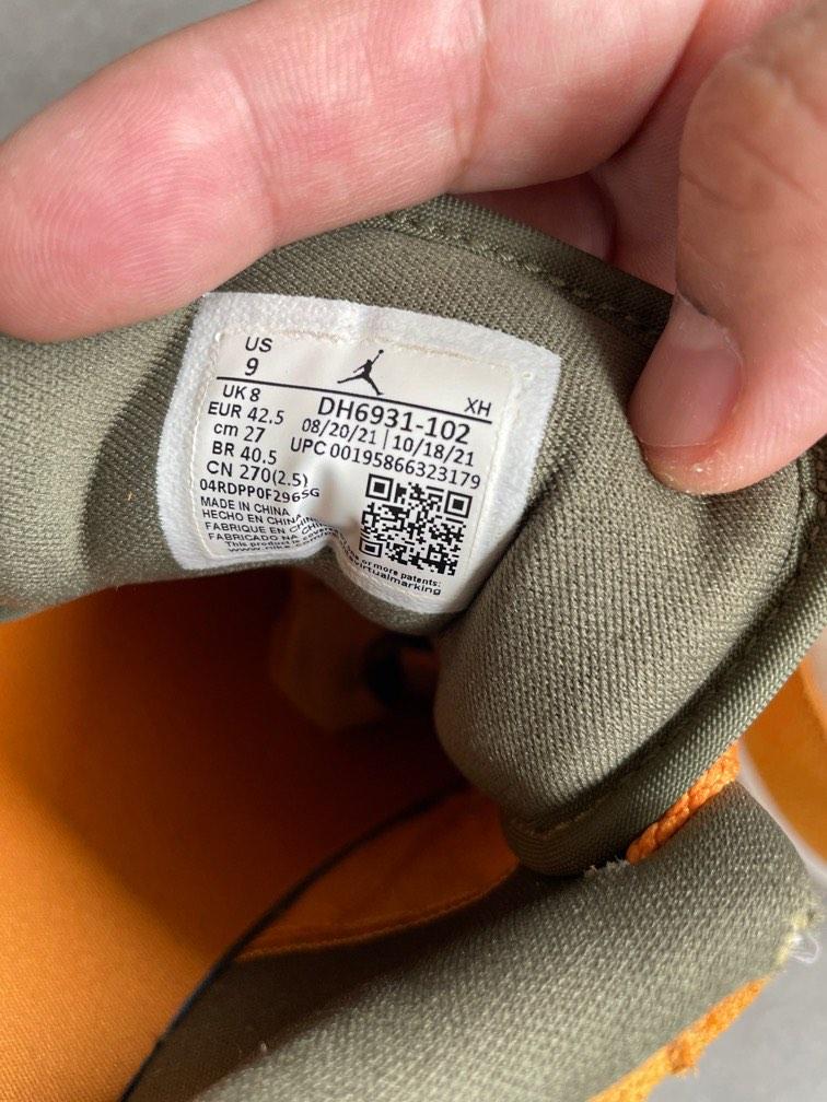 Air Jordan 1 Mustardoriginal, Men's Fashion, Footwear, Sneakers on