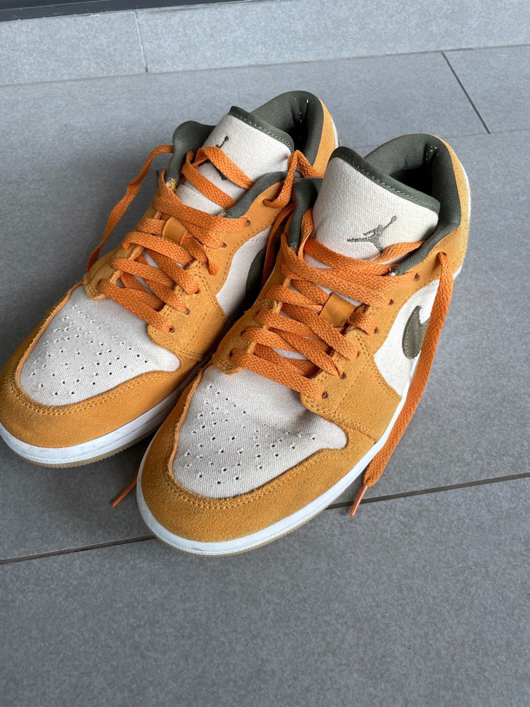 Air Jordan 1 Mustardoriginal, Men's Fashion, Footwear, Sneakers on