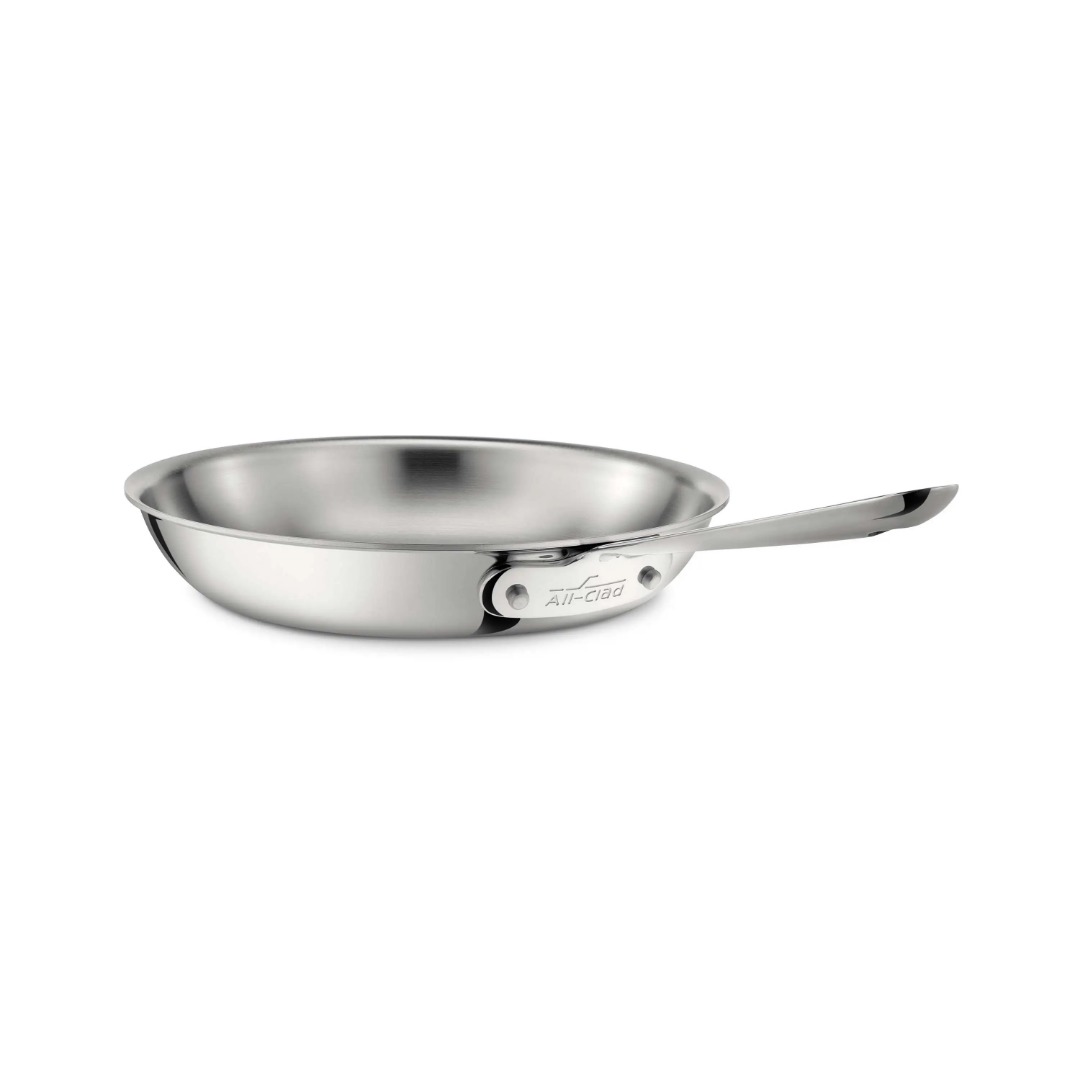 AllClad D3 Stainless 3ply Bonded Cookware, Fry Pan, 10 inch, Furniture & Home Living