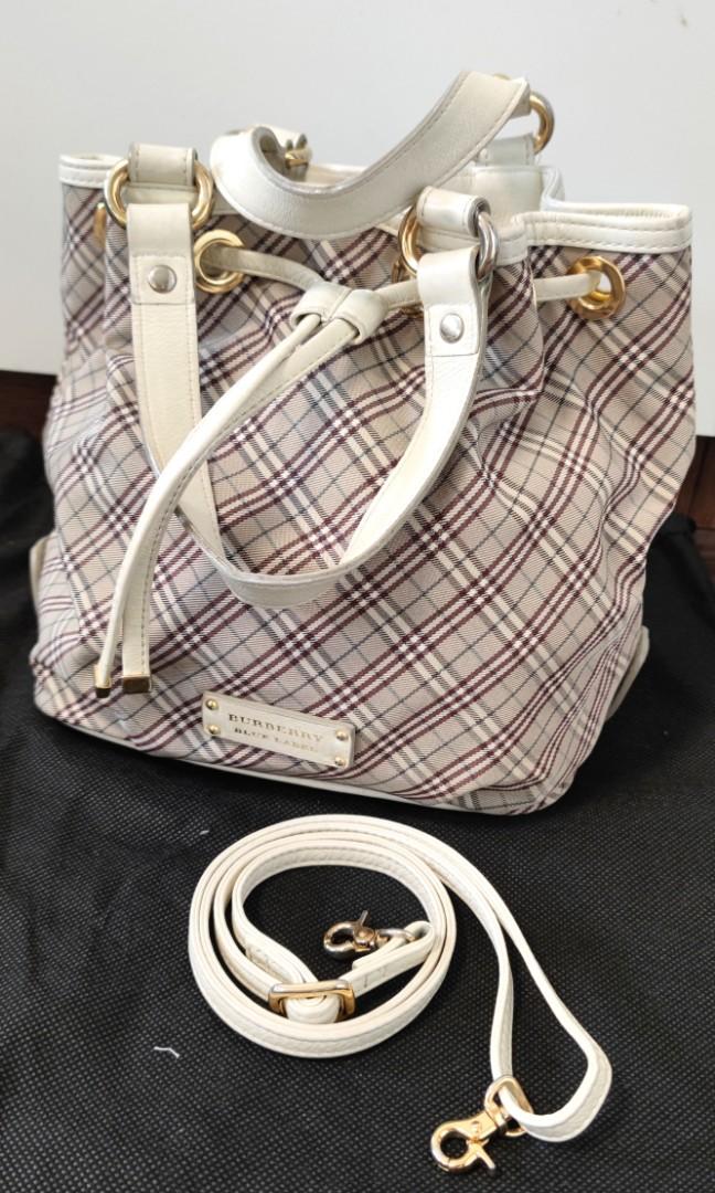 Bucket Bag Burberry Blue Label Bag Japan Authentic Burberry Blue