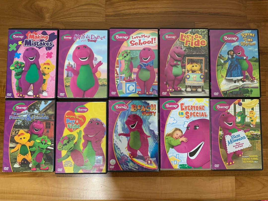 Barney DVDs 📀 Great Children Sing-A-Long Songs , Hobbies & Toys, Music ...