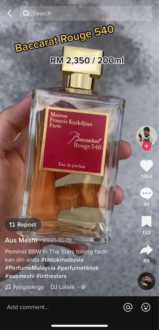 BBW In The Stars Dupe for Baccarat Rouge 540