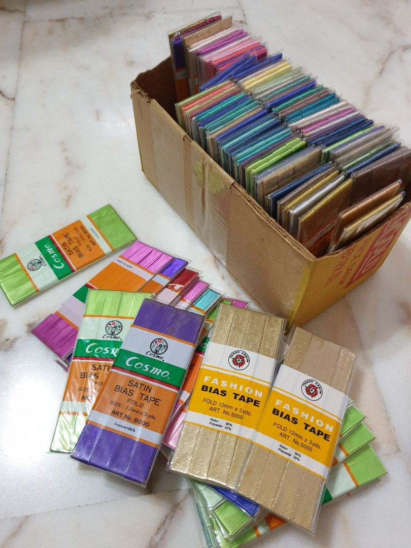 Bias Tapes, Hobbies & Toys, Stationery & Craft, Craft Supplies & Tools