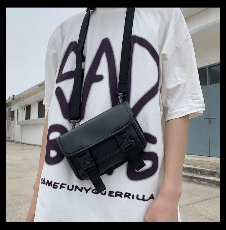 Fashion Simple Men's Small Chest Bag Messenger Bag Men's Korean